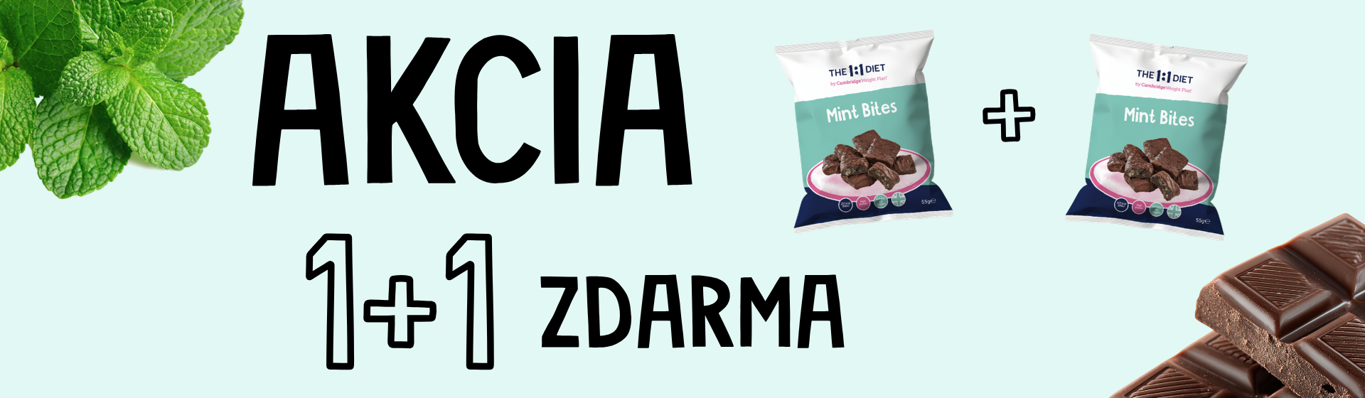 1+1 ČOKOMINT ZDARMA