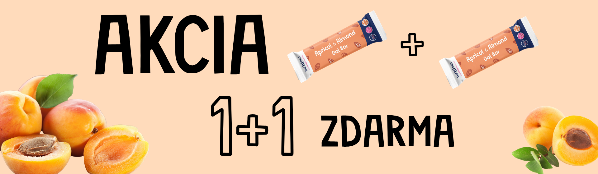 1+1 ZDARMA Meruňková tyčinka